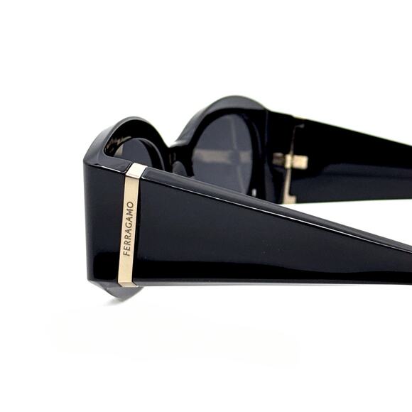 NEW!!! SALVATORE FERRAGAMO Sunglasses SF2008S 001 Authentic - Picture 7 of 11